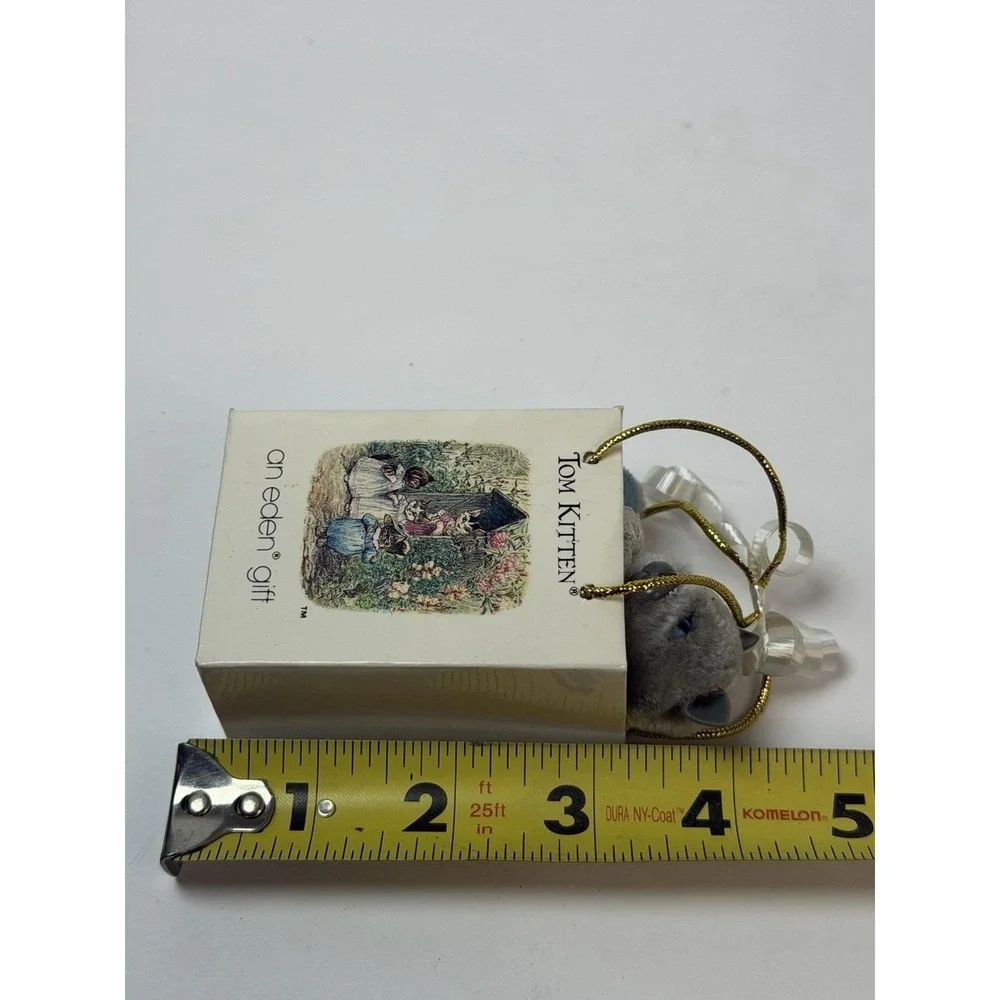 Tale of Tom Kitten Plush Clip with Gift Bag Beatrix Potter Eden Toy 3.5
